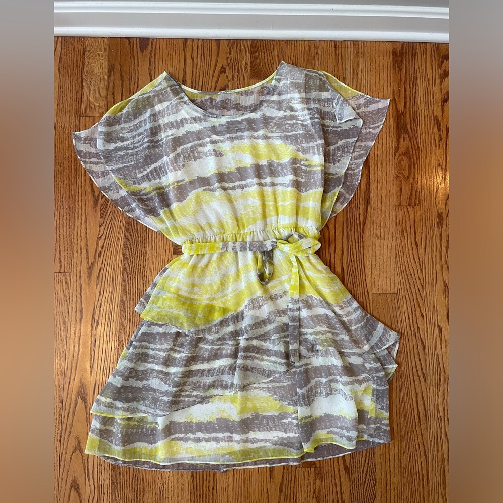 Max and Cleo yellow dress